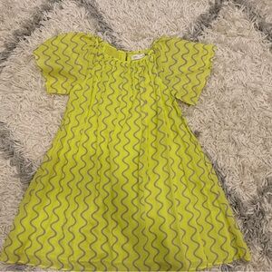 NWT Zara Kids yellow dress. Size 6.